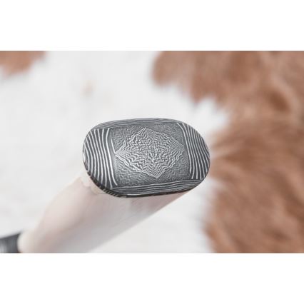 Exkluzivní damaškový nůž 15 cm mamutí kel