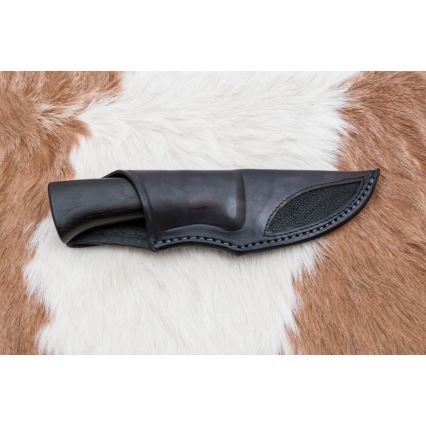 Exkluzivní damaškový nůž 8,6 cm dub/velbloudí kost
