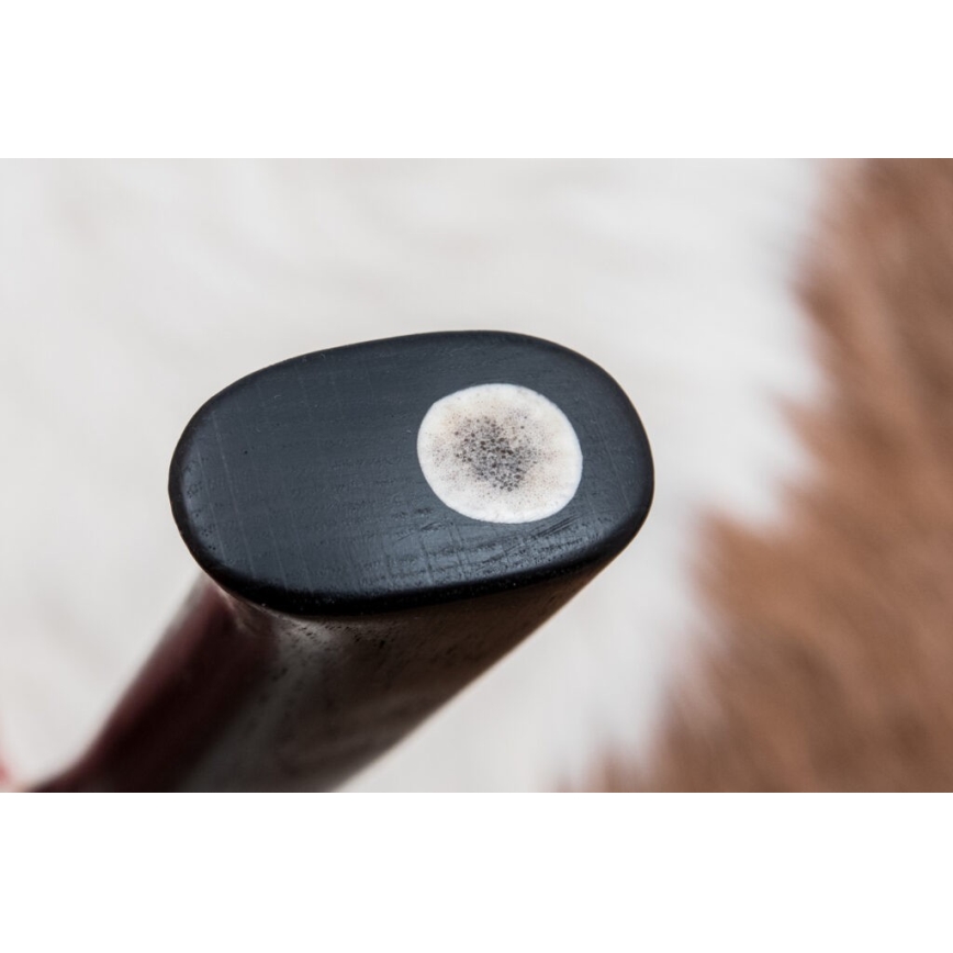 Exkluzivní damaškový nůž 8,6 cm dub/velbloudí kost