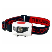 Extol - LED Čelovka s červeným světlem LED/1W/3xAAA černá/červená