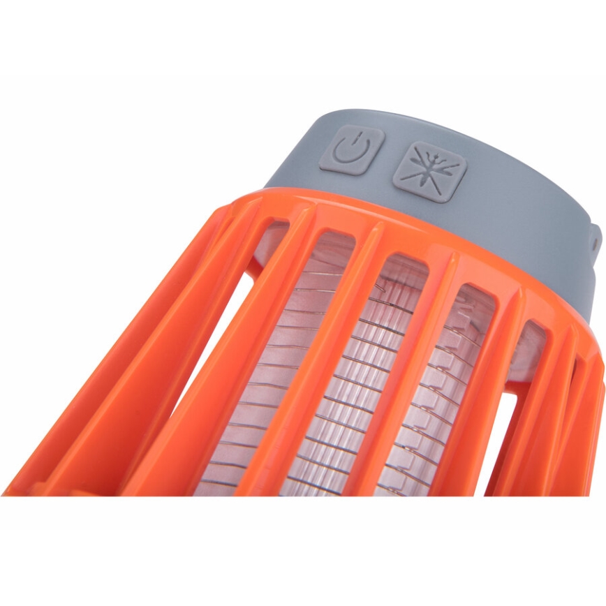 Extol - LED Přenosná lampa s lapačem hmyzu LED/3W/2000 mAh/3,7V IPX6