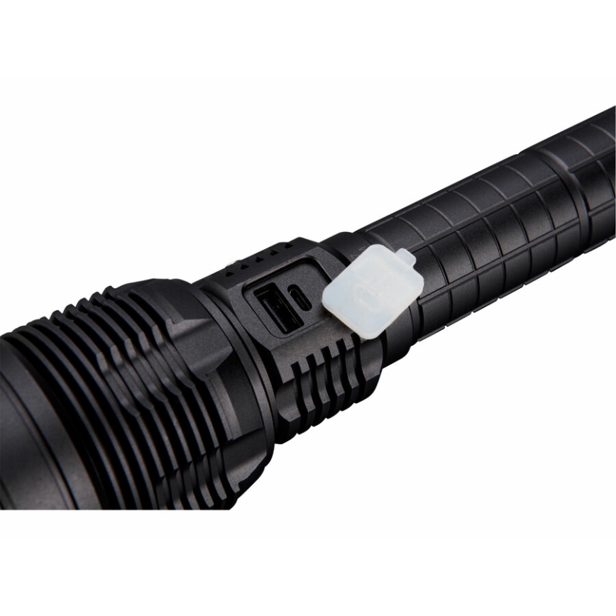 Extol - LED Stmívatelná nabíjecí svítilna s powebankou LED/60W/10000 mAh 8000 lm IPX4 černá