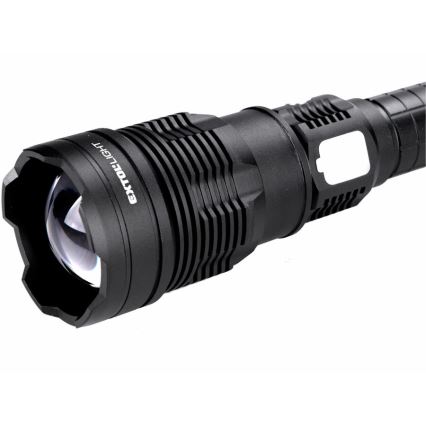 Extol - LED Stmívatelná nabíjecí svítilna s powebankou LED/60W/10000 mAh 8000 lm IPX4 černá
