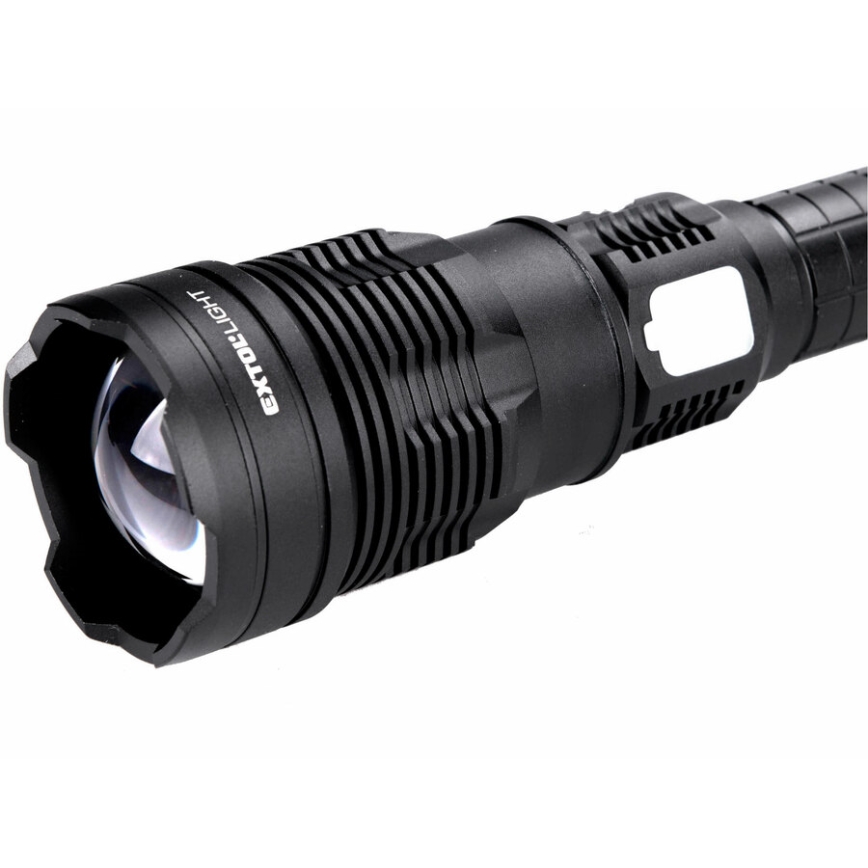 Extol - LED Stmívatelná nabíjecí svítilna s powebankou LED/60W/10000 mAh 8000 lm IPX4 černá