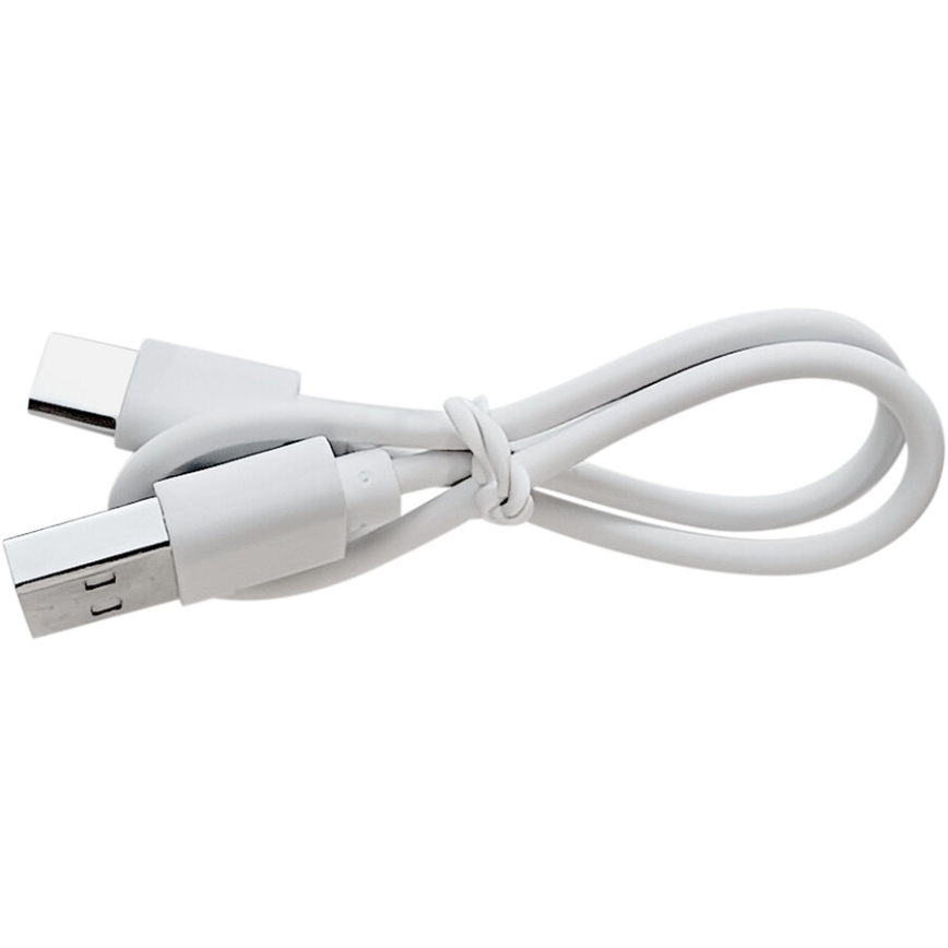 Extol - LED Stmívatelná nabíjecí skládací lupa s osvětlením LED/650 mAh bílá/šedá