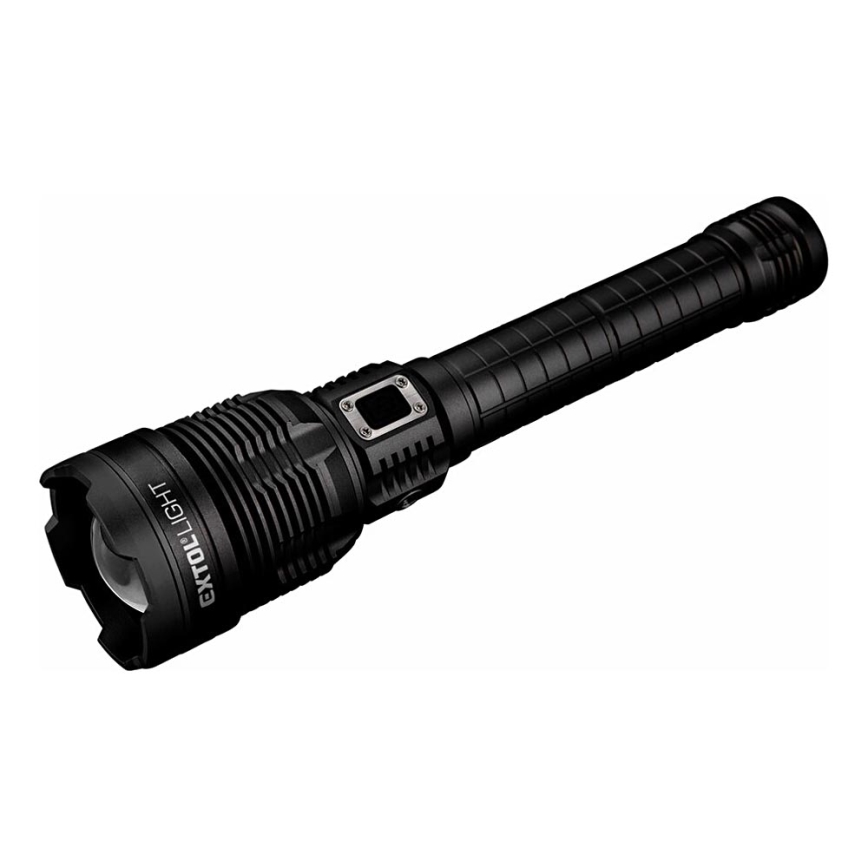 Extol - LED Stmívatelná nabíjecí svítilna s powebankou LED/60W/10000 mAh 8000 lm IPX4 černá