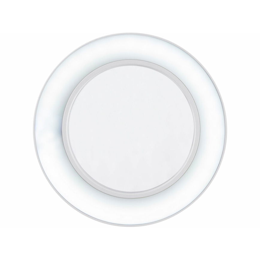 Extol - LED Stmívatelná stolní lampa s lupou LED/8W/5V 2900/4500/7500K bílá