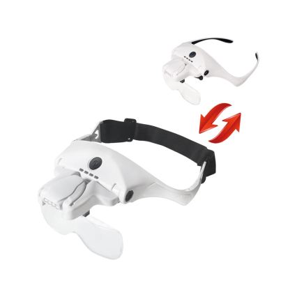 Extol - Nabíjecí brýle s lupou a osvětlením LED/300 mAh