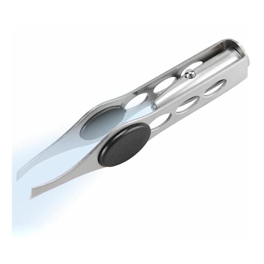 Extol - Pinzeta s LED světlem 3xLR41