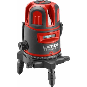 Extol Premium - Laser liniový křížový samonivelační 5V/5200 mAh IP54