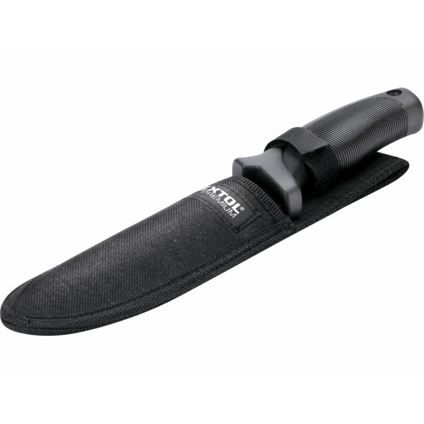 Extol Premium - Lovecký nůž černá/nerez 15 cm
