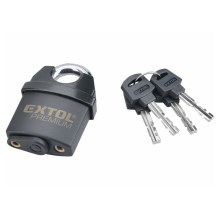 Extol Premium - Voděodolný visací zámek 50 mm černá