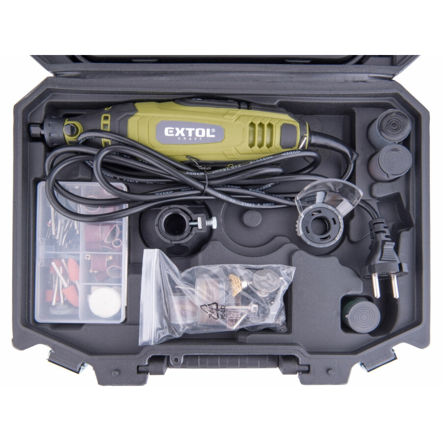 Extol - Přímá bruska s ohebným nástavcem 135W/230V