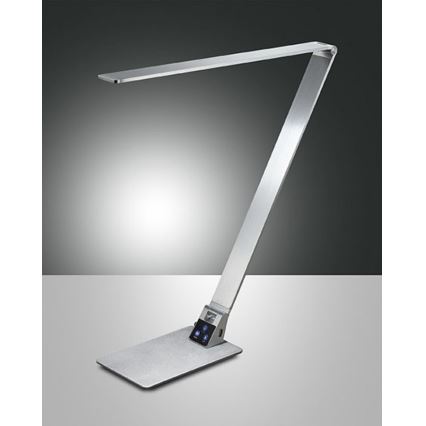 Fabas 3265/30/212 - LED Stmívatelná stolní lampa WASP LED/12W/230V 3000/4000/5000K matný chrom