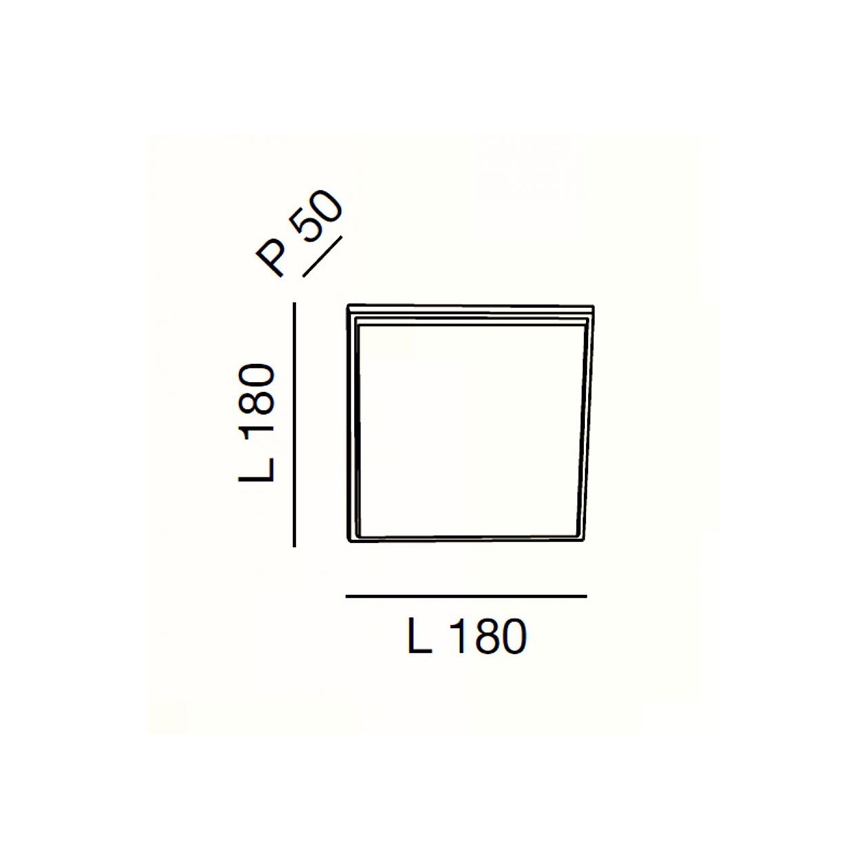 Fabas 3314/69/102 - LED Koupelnové stropní svítidlo DESDY 1xLED/10W/230V IP54