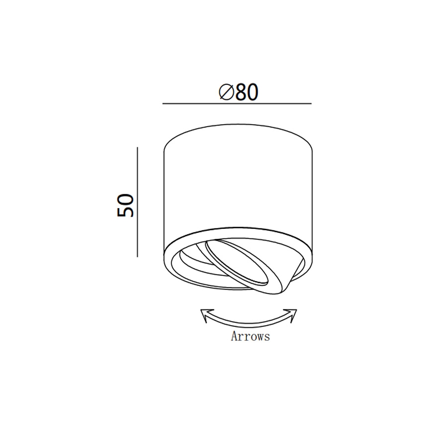Fabas 3430/71/102 - LED Bodové svítidlo ANZIO LED/6W/230V