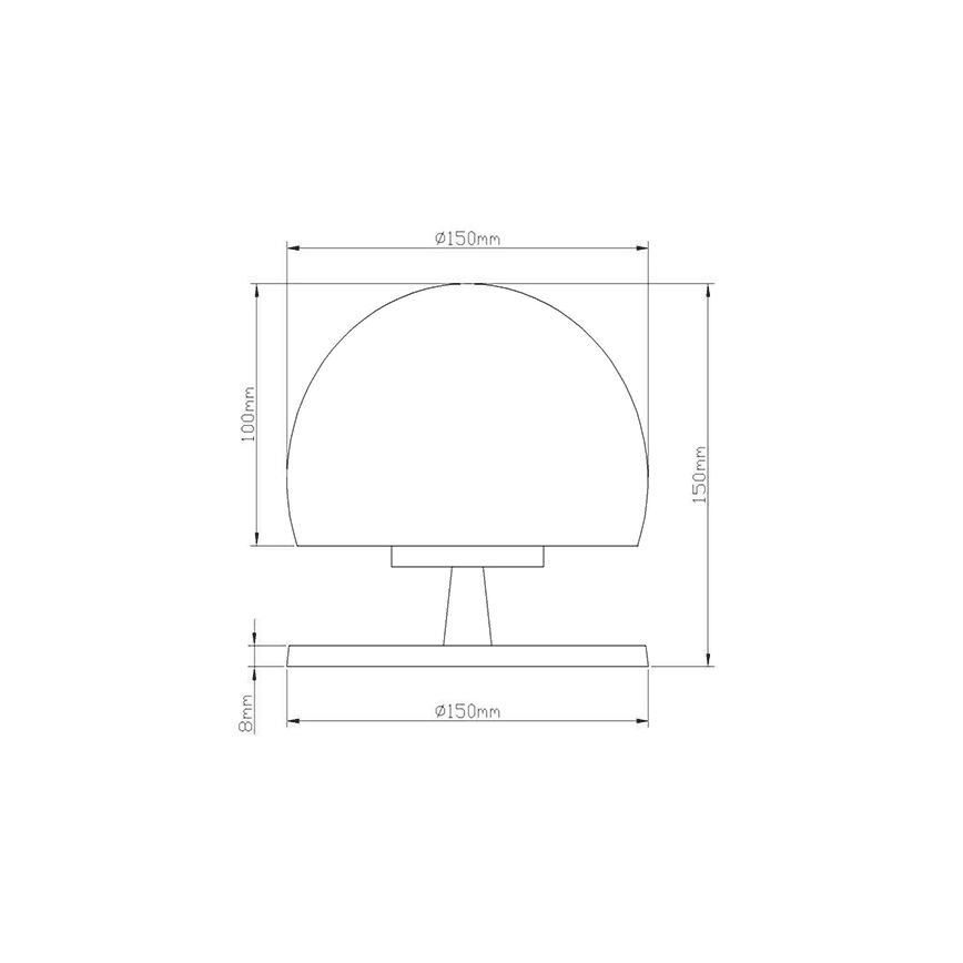 Fabas 3570-30-138 - LED Stmívatelná stolní lampa MORGANA 1XG9/3W/230V