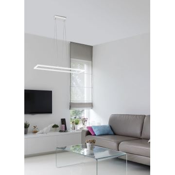 Fabas Luce 3394-43-102 - LED Stmívatelný lustr na lanku BARD LED/52W/230V 4000K bílá