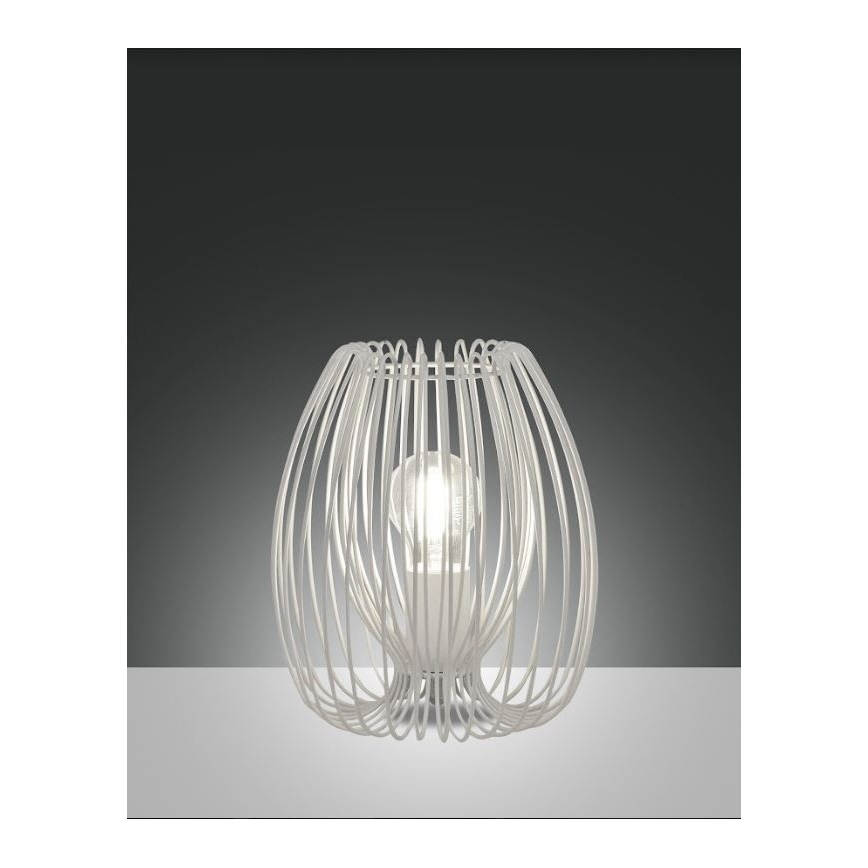 Fabas Luce 3677-34-102 - Stolní lampa CAMP 1xE27/40W/230V bílá