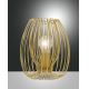 Fabas Luce 3677-34-225 - Stolní lampa CAMP 1xE27/40W/230V zlatá