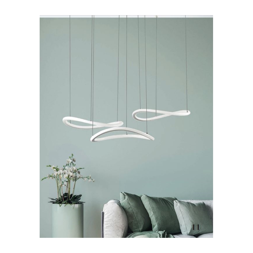 Fabas Luce 3711-47-102 - LED Lustr na lanku TIRRENO LED/50W/230V