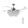 FANAWAY 212923 - LED Stropní ventilátor VEIL 6xE14/4,5W/230V lesklý chrom + dálkové ovládání
