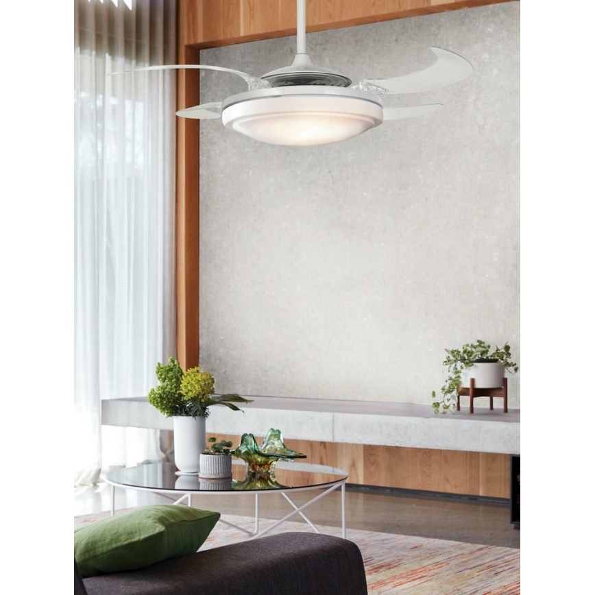 Lucci Air 212980 - Stropní ventilátor FANAWAY EVORA 2xE27/15W/230V