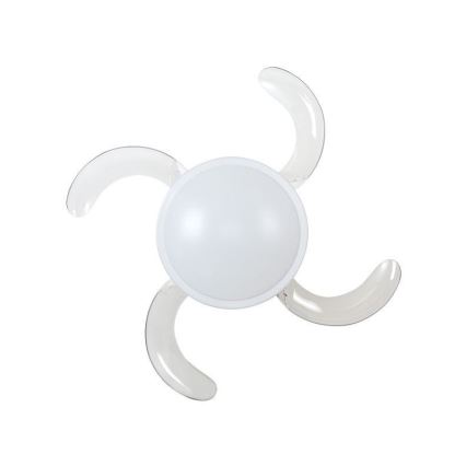 FANAWAY 212982 - Stropní ventilátor EVORA 2xE27/20W/230V lesklý chrom + dálkové ovládání