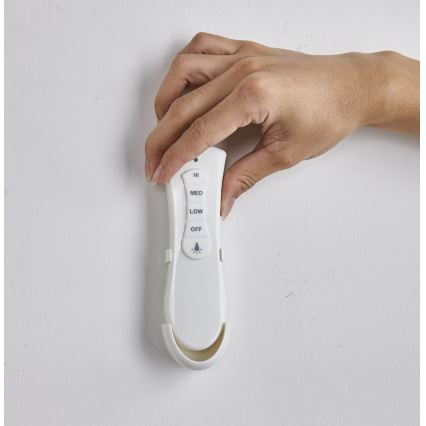 FANAWAY 212982 - Stropní ventilátor EVORA 2xE27/20W/230V lesklý chrom + dálkové ovládání