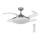 FANAWAY 212982 - Stropní ventilátor EVORA 2xE27/20W/230V lesklý chrom + dálkové ovládání