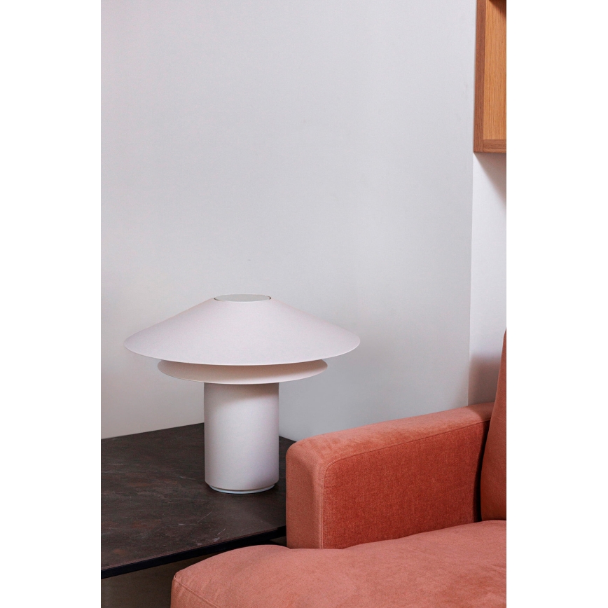 FARO 20069 - Stolní lampa SHAN 1xE27/15W/230V pergamen krémová