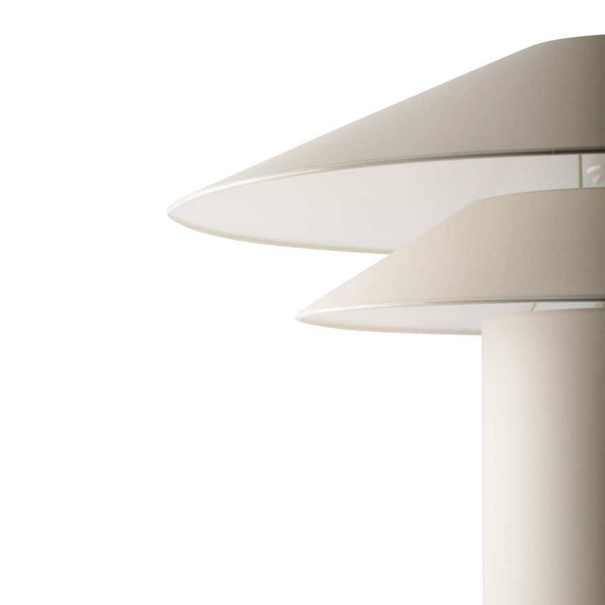 FARO 20069 - Stolní lampa SHAN 1xE27/15W/230V pergamen krémová
