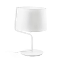 FARO 29332 - Stolní lampa BERNI 1xE27/15W/230V bílá