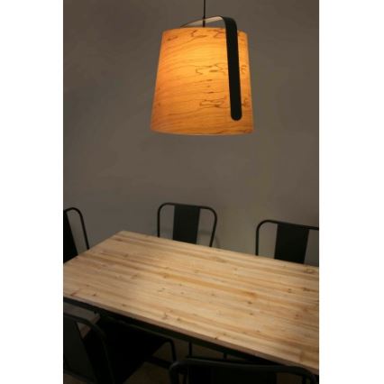 Faro 29848 - Lustr na lanku WOOD 1xE27/20W/230V