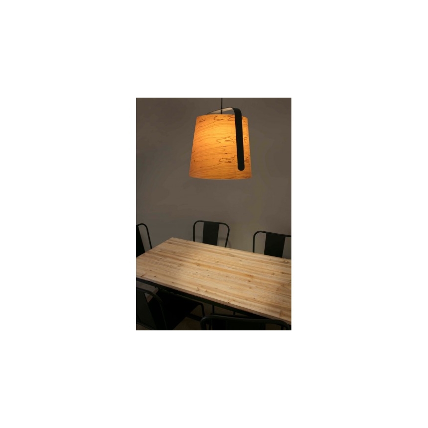 Faro 29848 - Lustr na lanku WOOD 1xE27/20W/230V