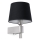 FARO 29975 - Nástěnná lampa ROOM 1xE27/15W/230V černá