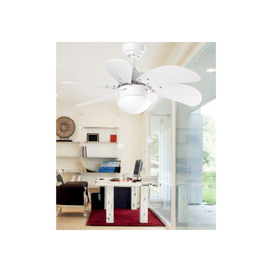 FARO 33180 - Stropní ventilátor PALAO 1xE14/40W/230V