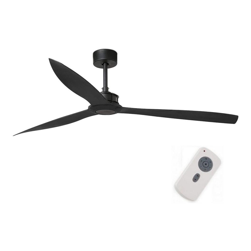 FARO 33432 - Stropní ventilátor JUST FAN XL pr. 178 cm černá + dálkové ovládání