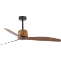 FARO 33435 - Stropní ventilátor WEAVER M pr. 128 cm hnědá/černá + dálkové ovládání