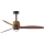 FARO 334351N - LED Stmívatelný stropní ventilátor WEAVER M LED/16W/230V pr. 128 cm hnědá/černá + dálkové ovládání