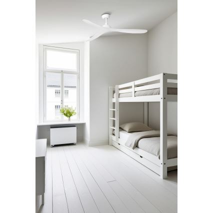 FARO 33446WT - Stropní ventilátor GOTLAND L bílá pr. 132 cm Wi-Fi Tuya + dálkové ovládání
