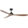 FARO 33447WT - Stropní ventilátor GOTLAND L hnědá/černá pr. 132 cm Wi-Fi Tuya + dálkové ovládání