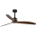 FARO 33451WT - Stropní ventilátor COPPER FAN M pr. 128 cm hnědá/černá Wi-Fi Tuya + dálkové ovládání