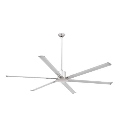 FARO 33465A - Stropní ventilátor ANDROS XL matný chrom pr. 213 cm + dálkové ovládání