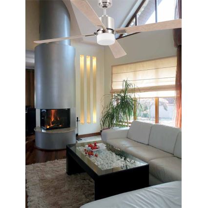 FARO 33470 - Stropní ventilátor PALK 2xE14/40W/230V