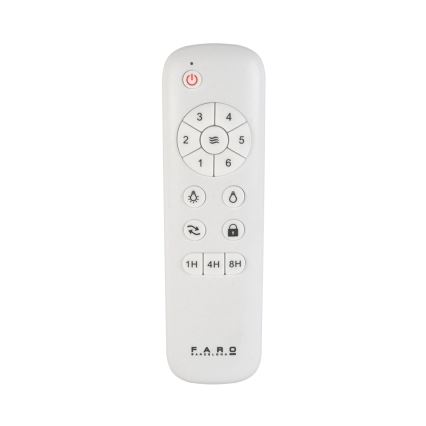 FARO 33516DCWP - Stropní ventilátor LANTAU L černá/hnědá pr. 132 cm SMART + dálkové ovládání