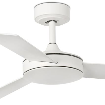 FARO 33603DCWT - Stropní ventilátor MINI MALLORCA S hnědá/bílá pr. 106 cm Wi-Fi Tuya + dálkové ovládání