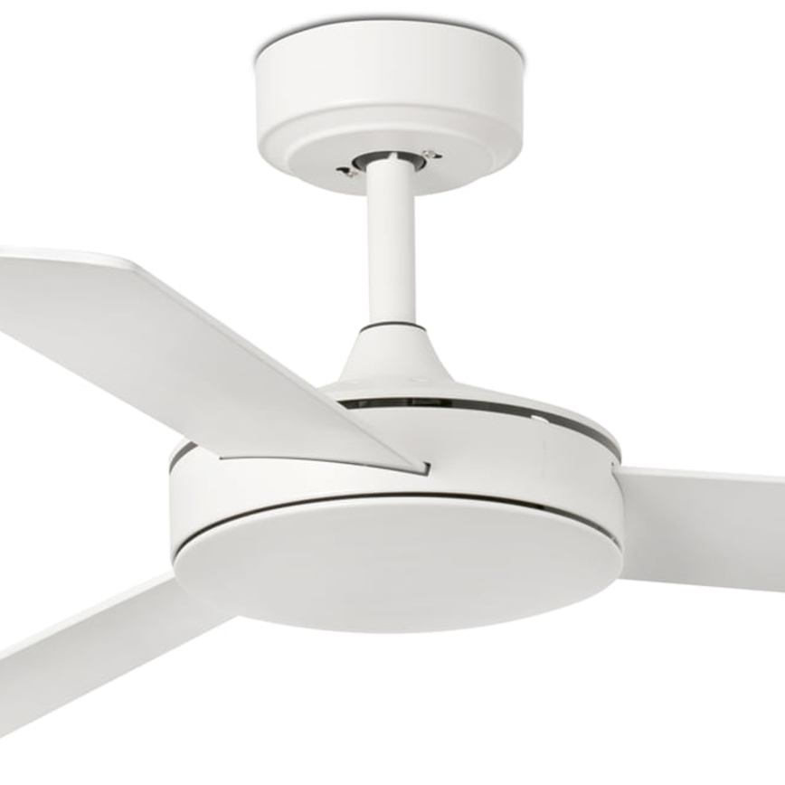 FARO 33603DCWT - Stropní ventilátor MINI MALLORCA S hnědá/bílá pr. 106 cm Wi-Fi Tuya + dálkové ovládání