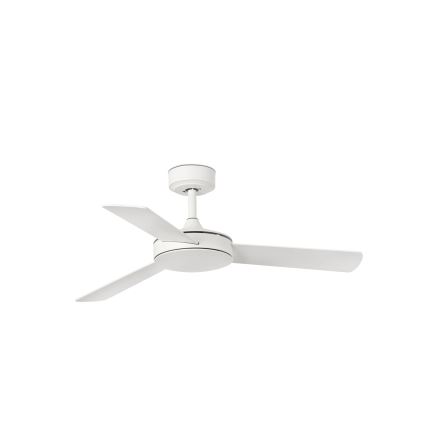 FARO 33603DCWT - Stropní ventilátor MINI MALLORCA S hnědá/bílá pr. 106 cm Wi-Fi Tuya + dálkové ovládání