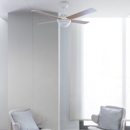 FARO 33698 - Stropní ventilátor MINI ICARIA 2xE14/8W/230V